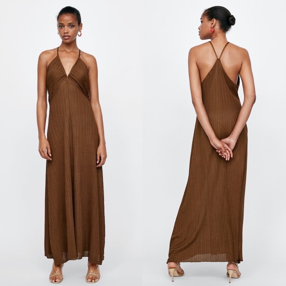 zara knit maxi dress